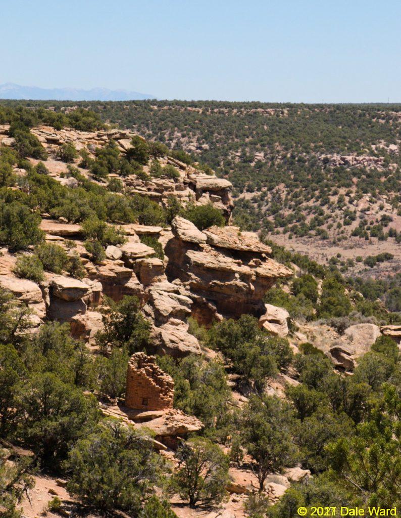Painted Hand Tower, from the rim